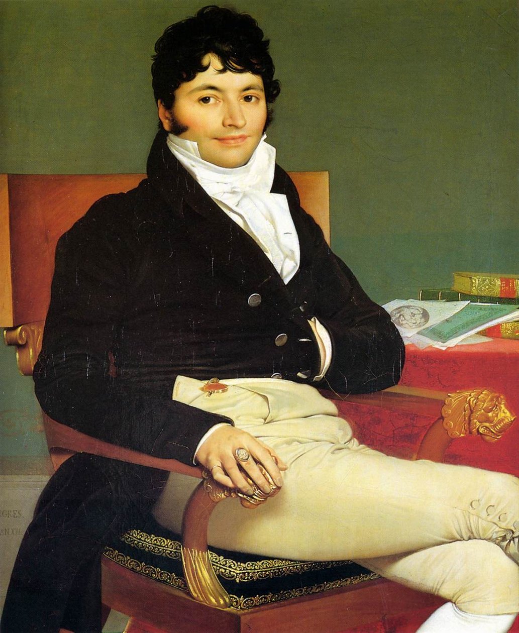 Meneer Riviere door Jean Auguste Dominique Ingres