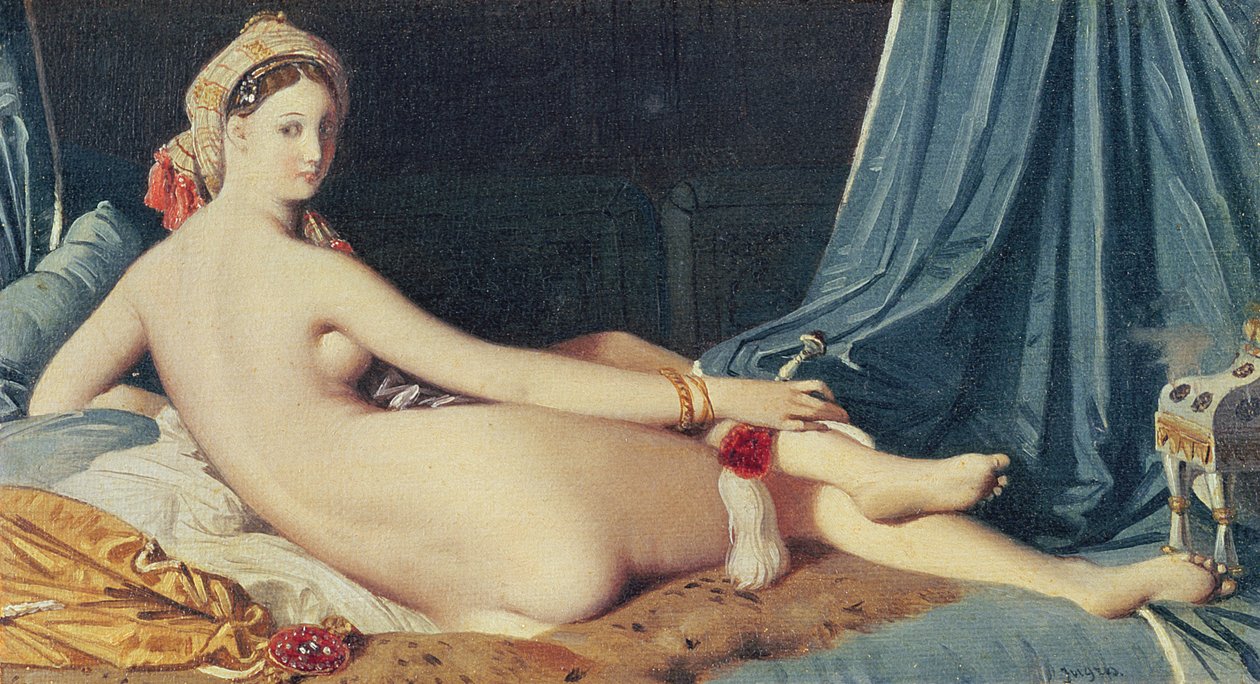 Odalisque, 1814 door Jean Auguste Dominique Ingres