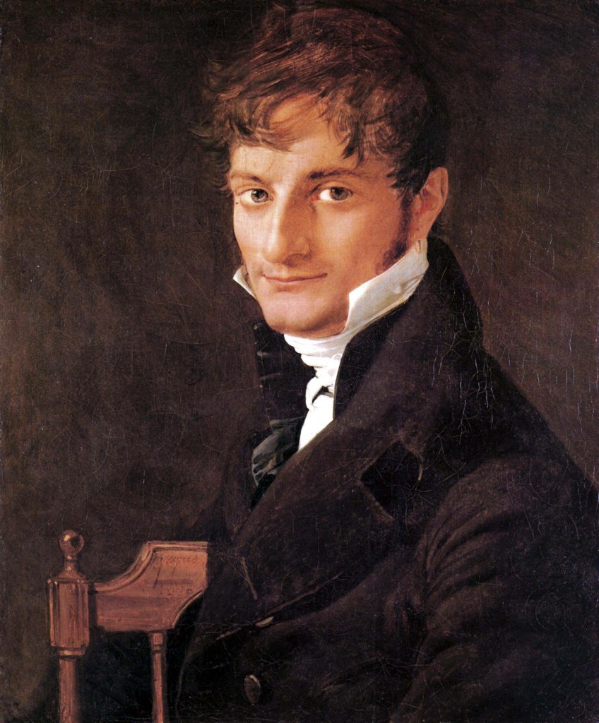 Portret van Belveze-Foulon door Jean Auguste Dominique Ingres