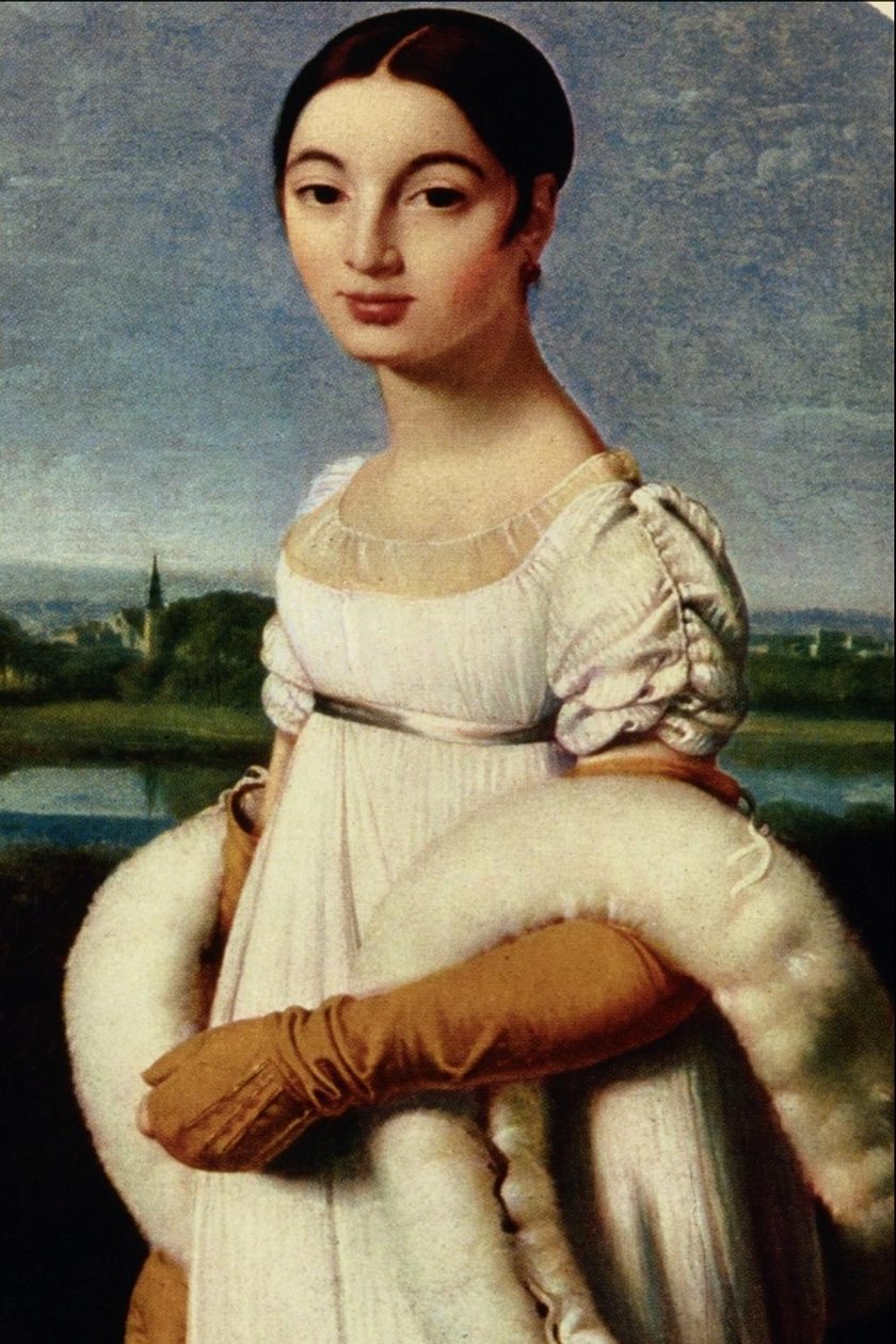 Portret van juffrouw Riviere door Jean Auguste Dominique Ingres
