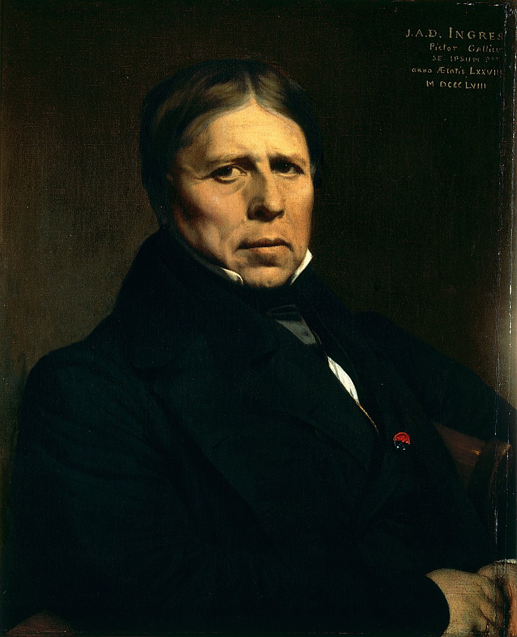Zelfportret door Jean Auguste Dominique Ingres