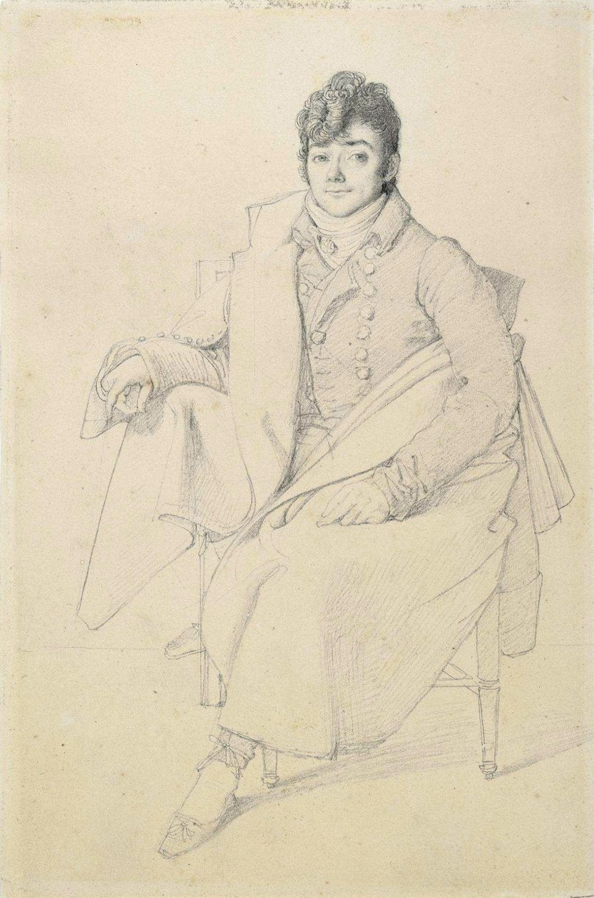 De Beeldhouwer Charles Dupaty door Jean Auguste Dominique Ingres