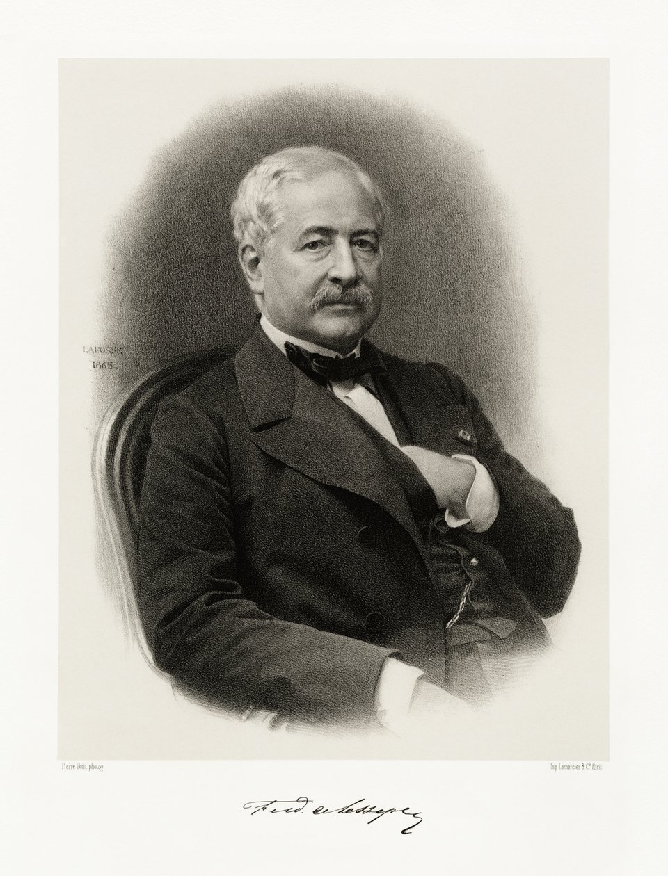 Ferdinand de Lesseps door Jean Baptiste Adolphe Lafosse
