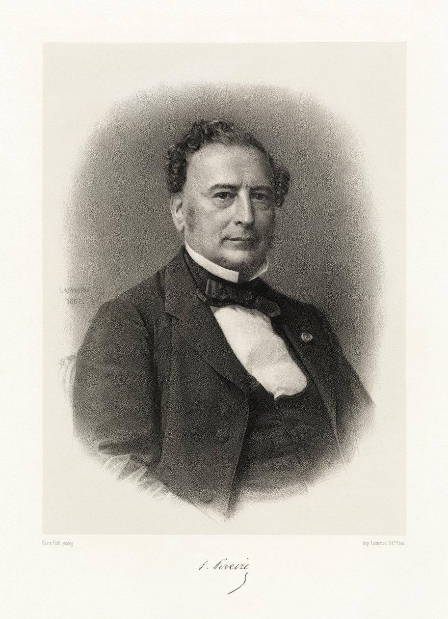 Isaac Rodrigue Pereire door Jean Baptiste Adolphe Lafosse
