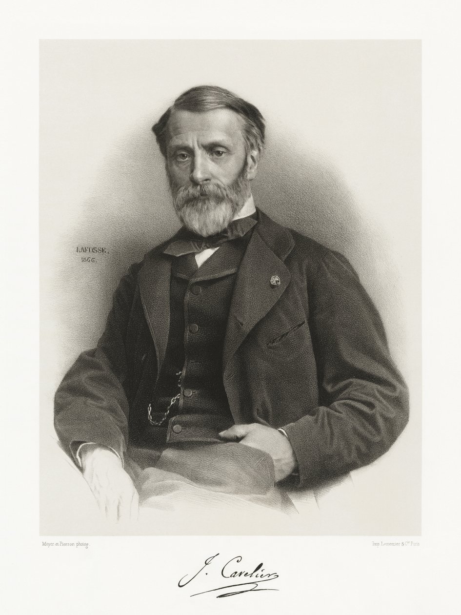 Jules Cavelier door Jean Baptiste Adolphe Lafosse