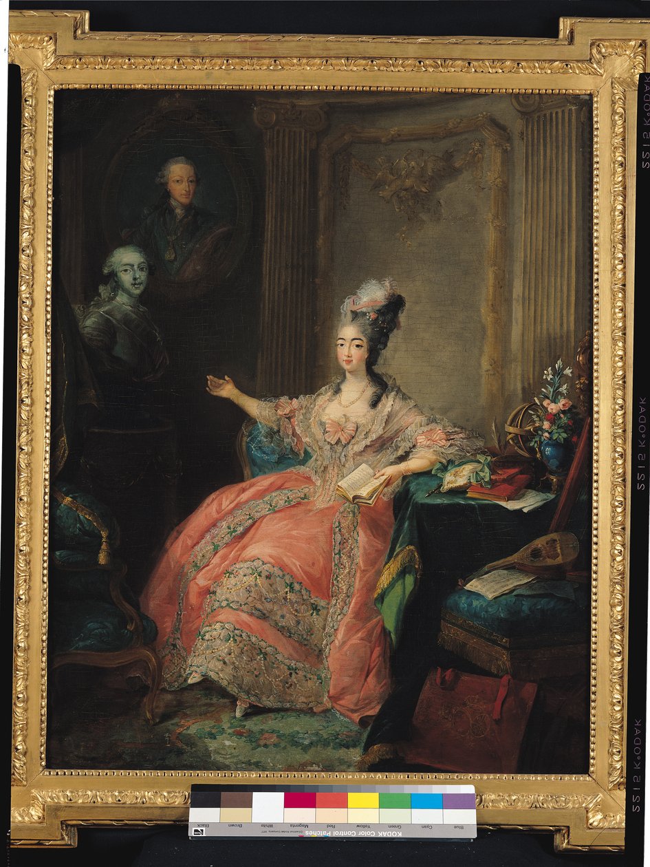 Louise Marie Josephine van Savoye, Gravin van Provence (1753-1810), 1775 door Jean Baptiste Andre Gautier D