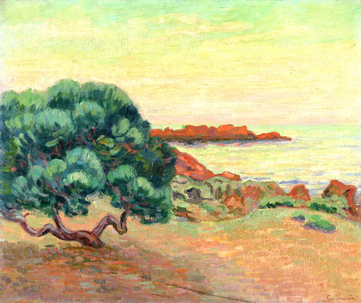 Midi landschap, 1898 door Jean Baptiste Armand Guillaumin