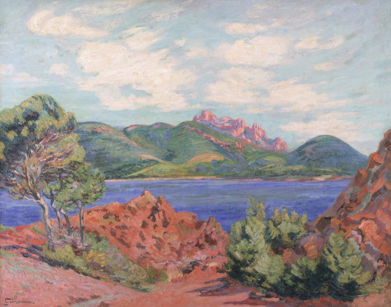 De Baai van Agay, c.1905 door Jean Baptiste Armand Guillaumin