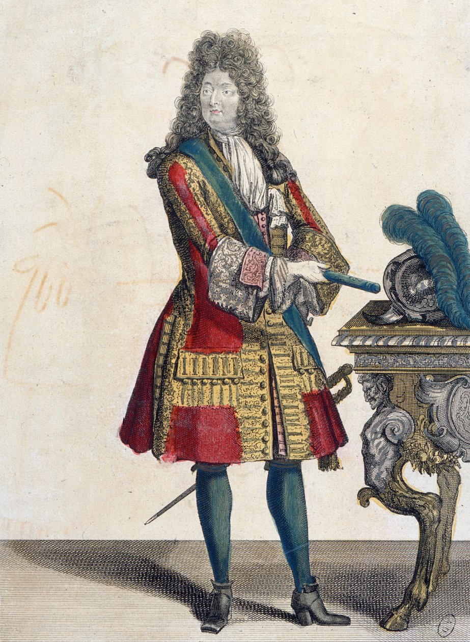 Lodewijk XIV (1638-1715) door Jean Baptiste Bonnart