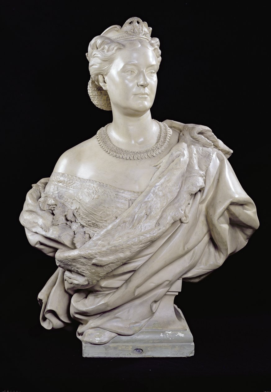 Buste van Prinses Mathilde (1820-1904) ca. 1862-63 door Jean Baptiste Carpeaux