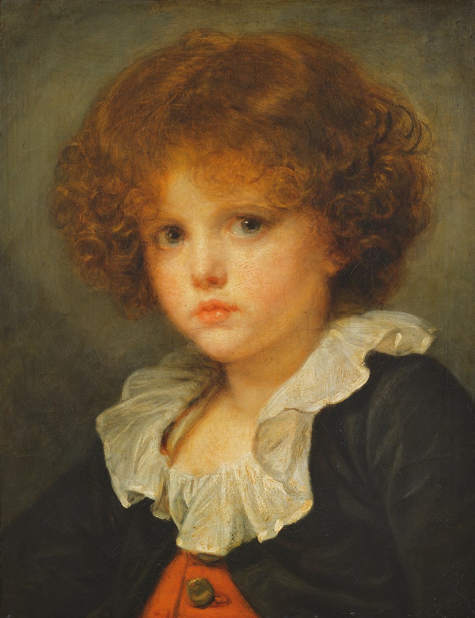 Jongen in een Rood Vest, c.1775-80 door Jean Baptiste Greuze