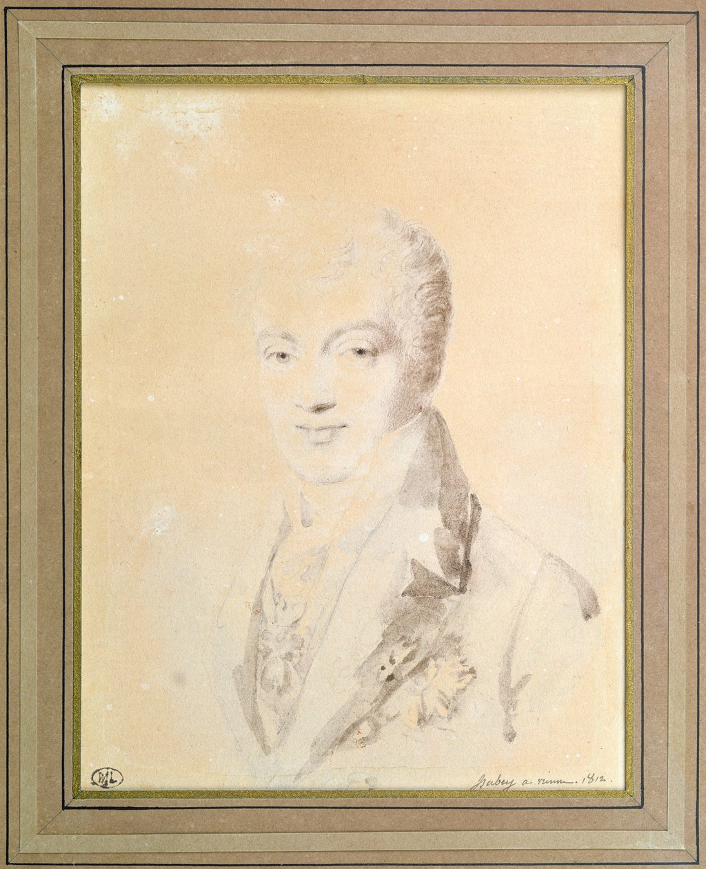 Klemens Wenzel Nepomuk Lothar, Prins van Metternich-Winneburg, 1812 door Jean Baptiste Isabey