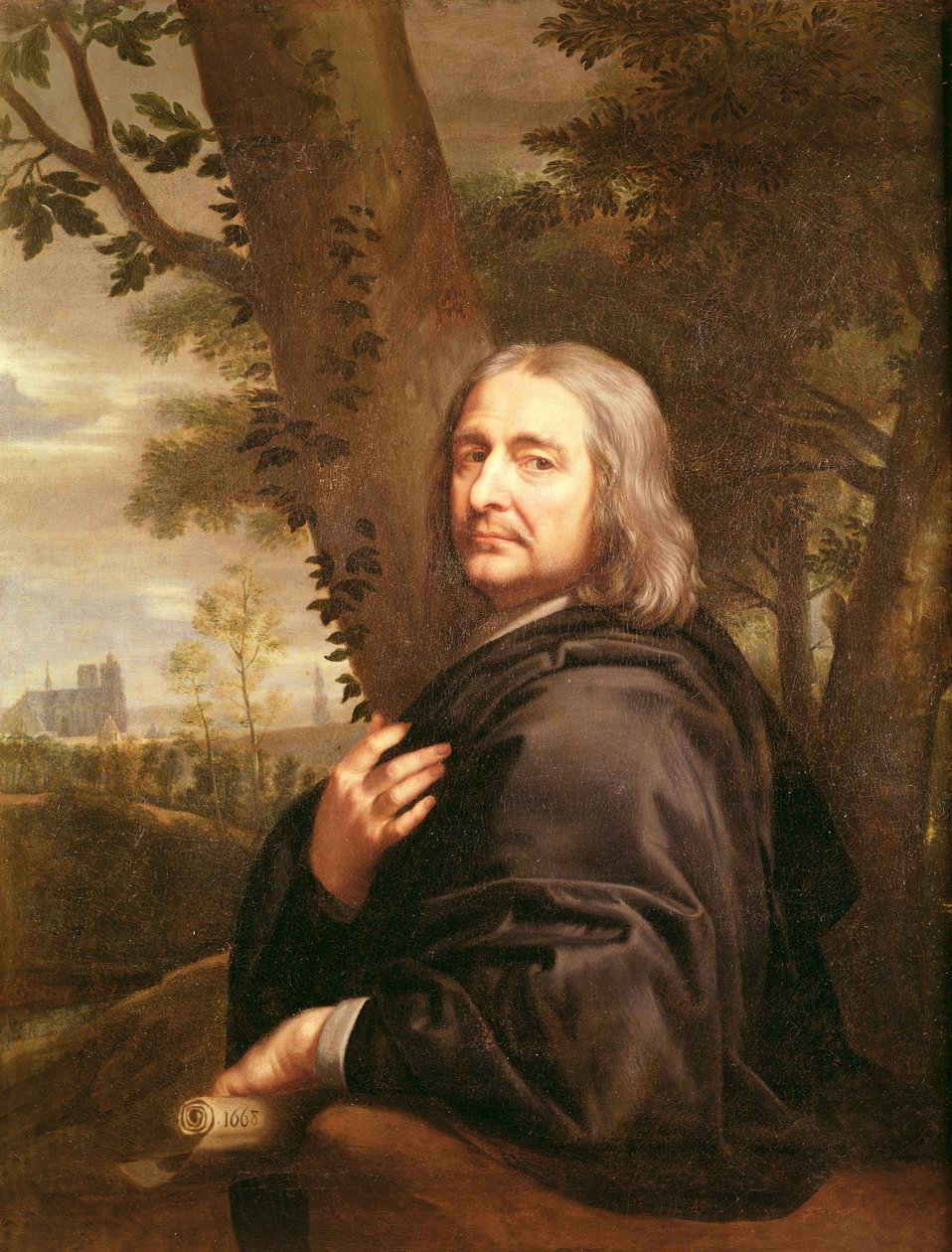 Portret van Philippe de Champaigne, 1668 door Jean Baptiste de Champaigne