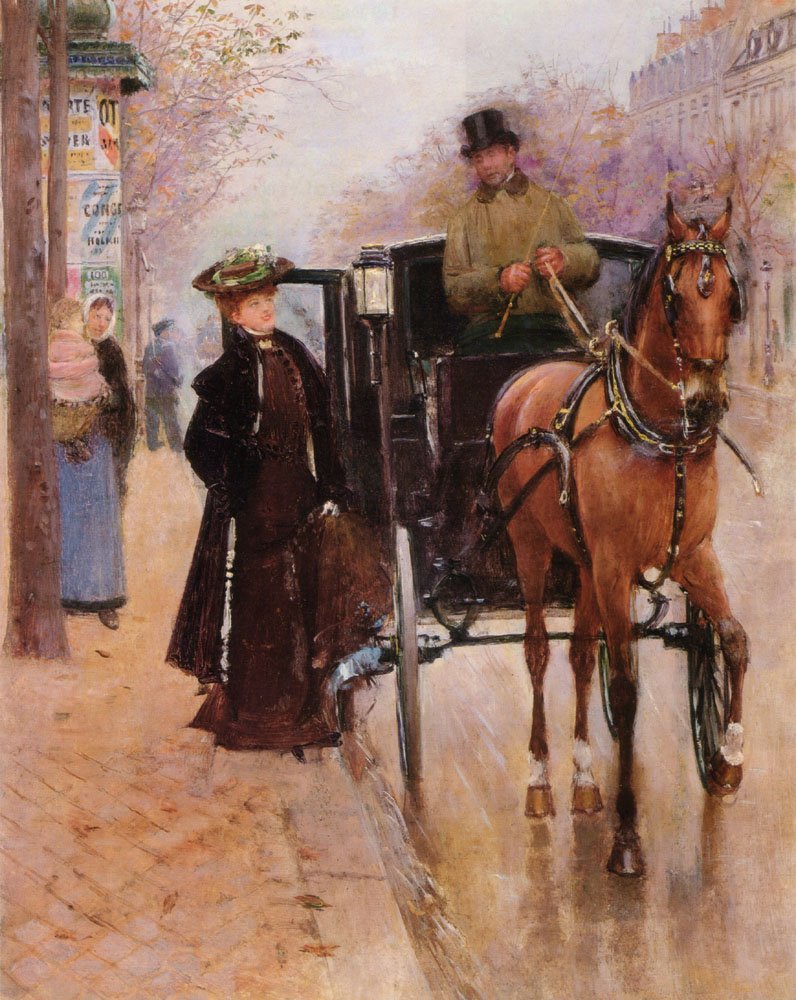 Thuis, Chauffeur! door Jean Beraud