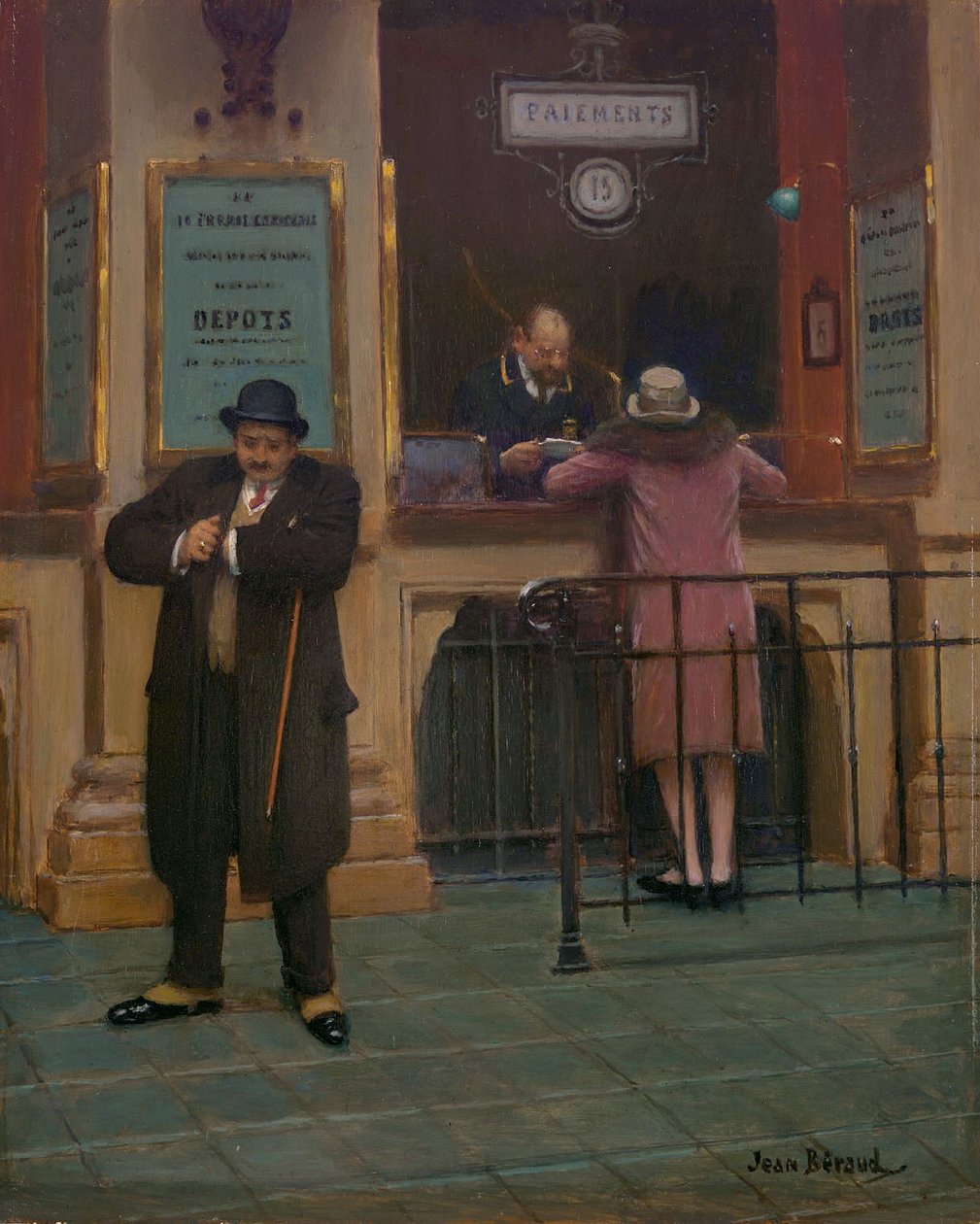 Le Mont-de-Piété door Jean Beraud
