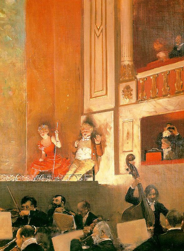 Voorstelling in het Théâtre des Variétés door Jean Beraud