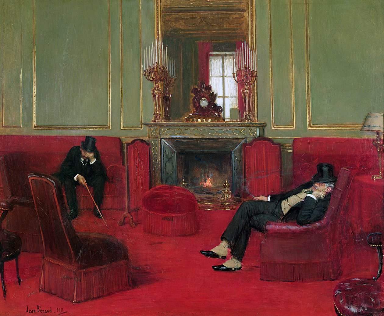 De Club, 1911 door Jean Beraud