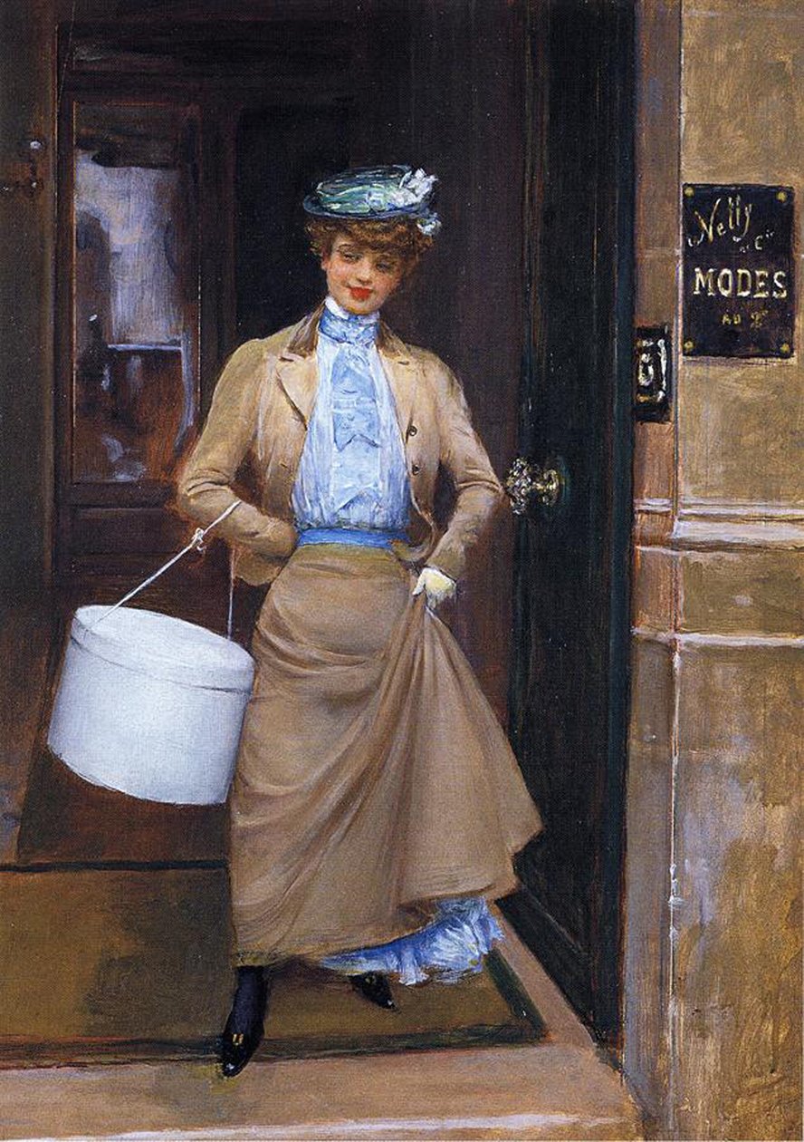 De modist door Jean Beraud