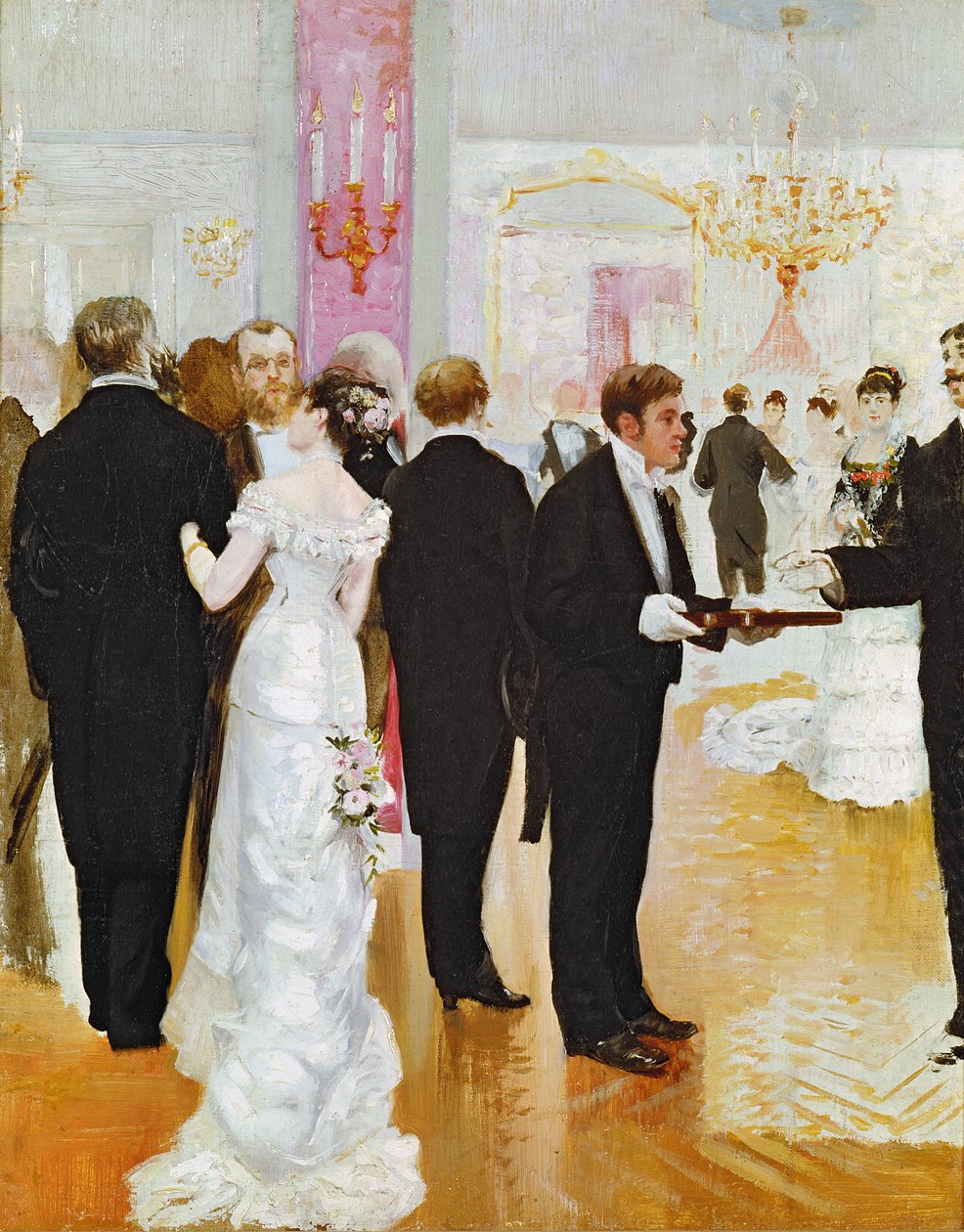De Bruiloftsreceptie, ca. 1900 door Jean Beraud