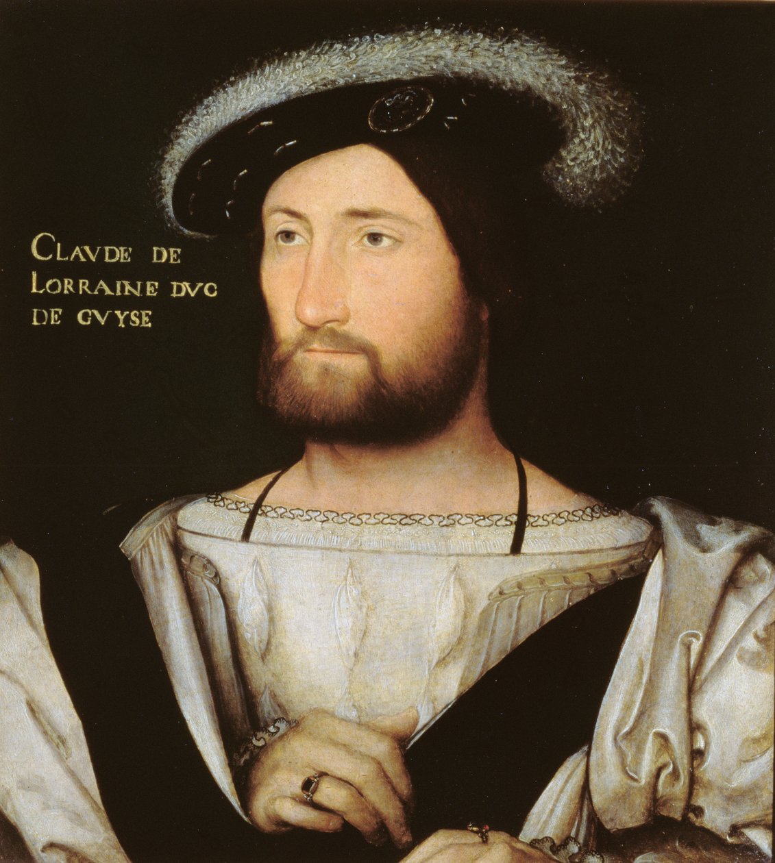 Portret van Claude van Lotharingen (1496-1550), 1e hertog van Guise, ca. 1525-30 door Jean Clouet