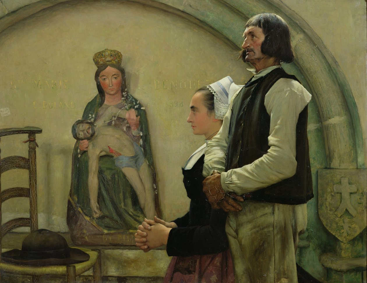 Bezoek aan de Maagd van Benodet, 1898 door Jean Eugene Buland