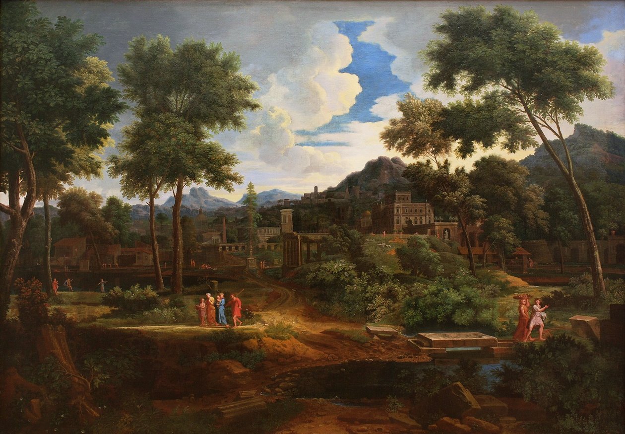 Klassiek Landschap door Jean Francois Millet