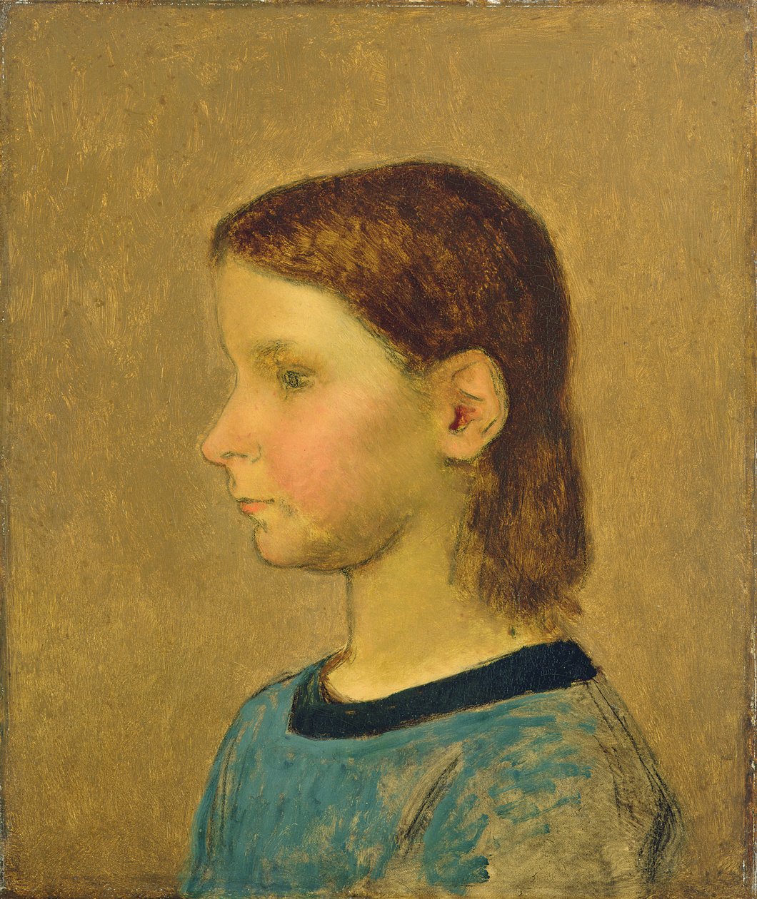 Louise Millet, c.1863 door Jean Francois Millet