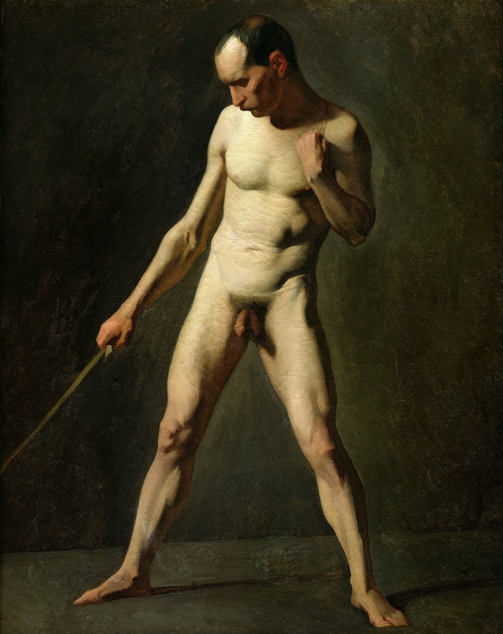 Naaktstudie door Jean Francois Millet