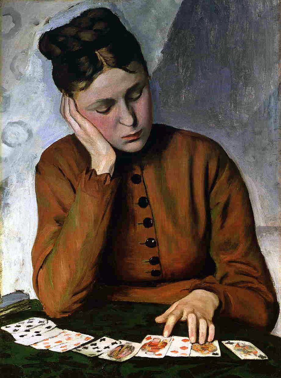 De Waarzegster, 1869 door Jean Frederic Bazille