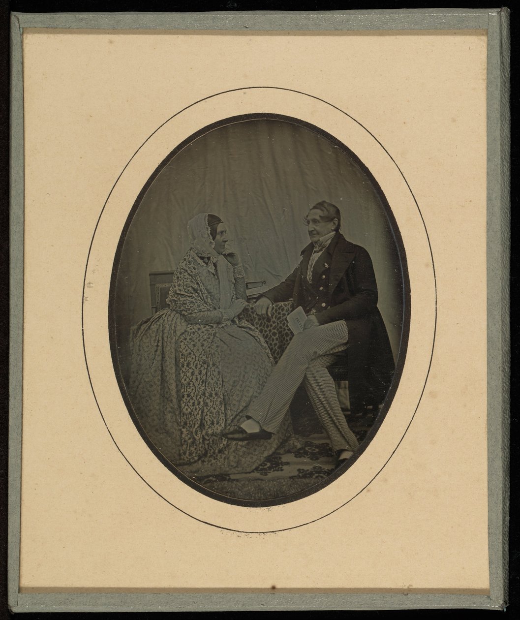 (Jean-Gabriel Eynard en Mme. Eynard-Lullin) door Jean Gabriel Eynard