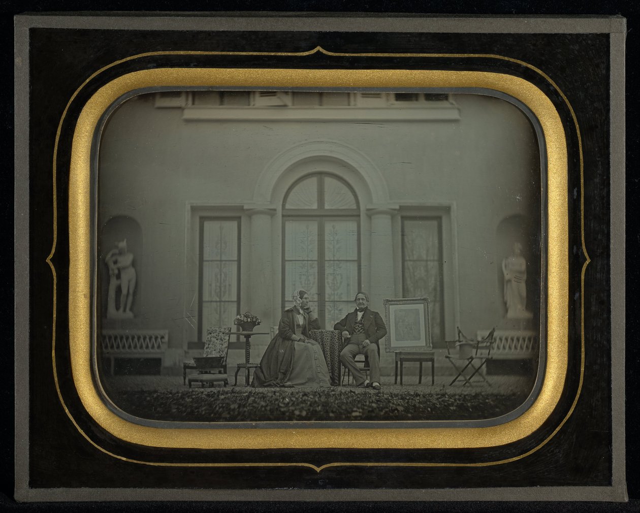 Jean-Gabriel en Anne-Charlotte-Adélaïde Eynard door Jean Gabriel Eynard