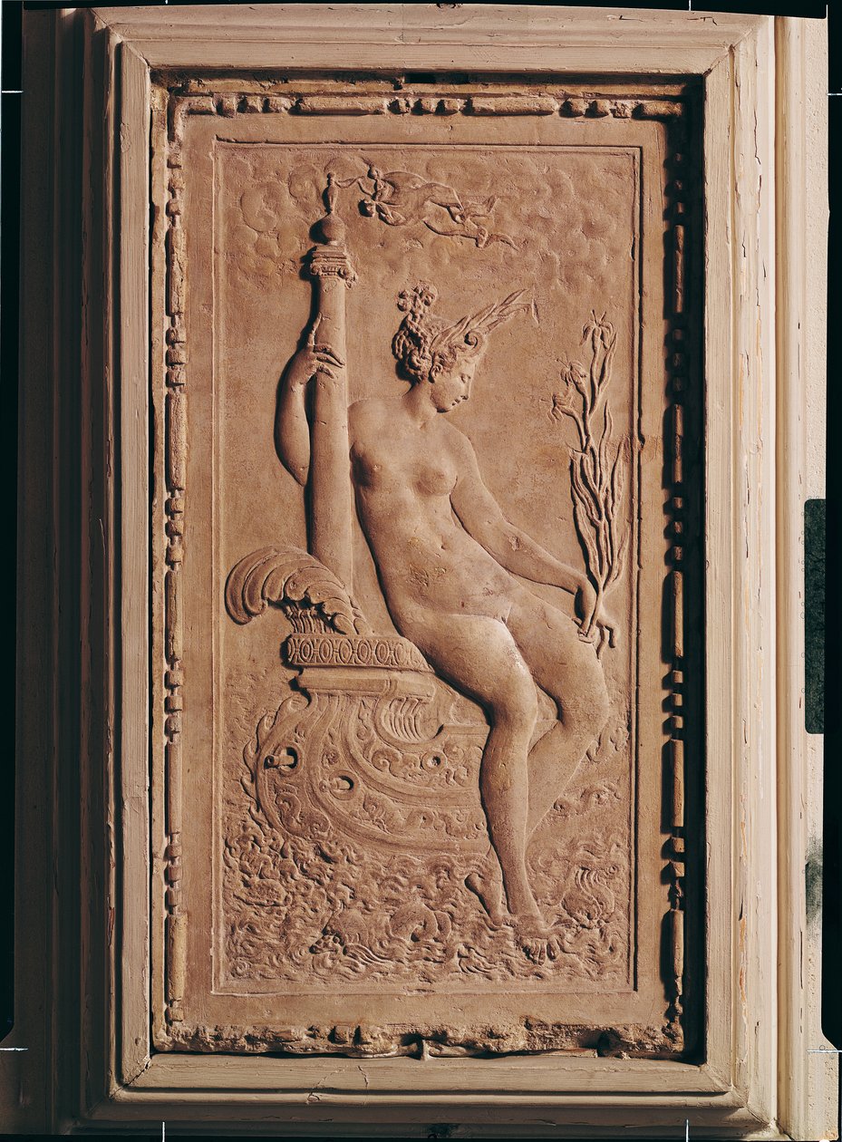 De nimf van de Seine door Jean Goujon