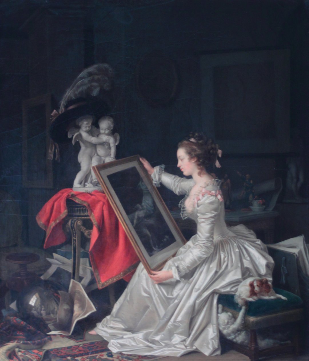 De interessante leerling door Jean Honore Fragonard