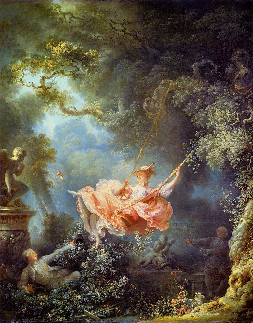 Schommel door Jean Honore Fragonard