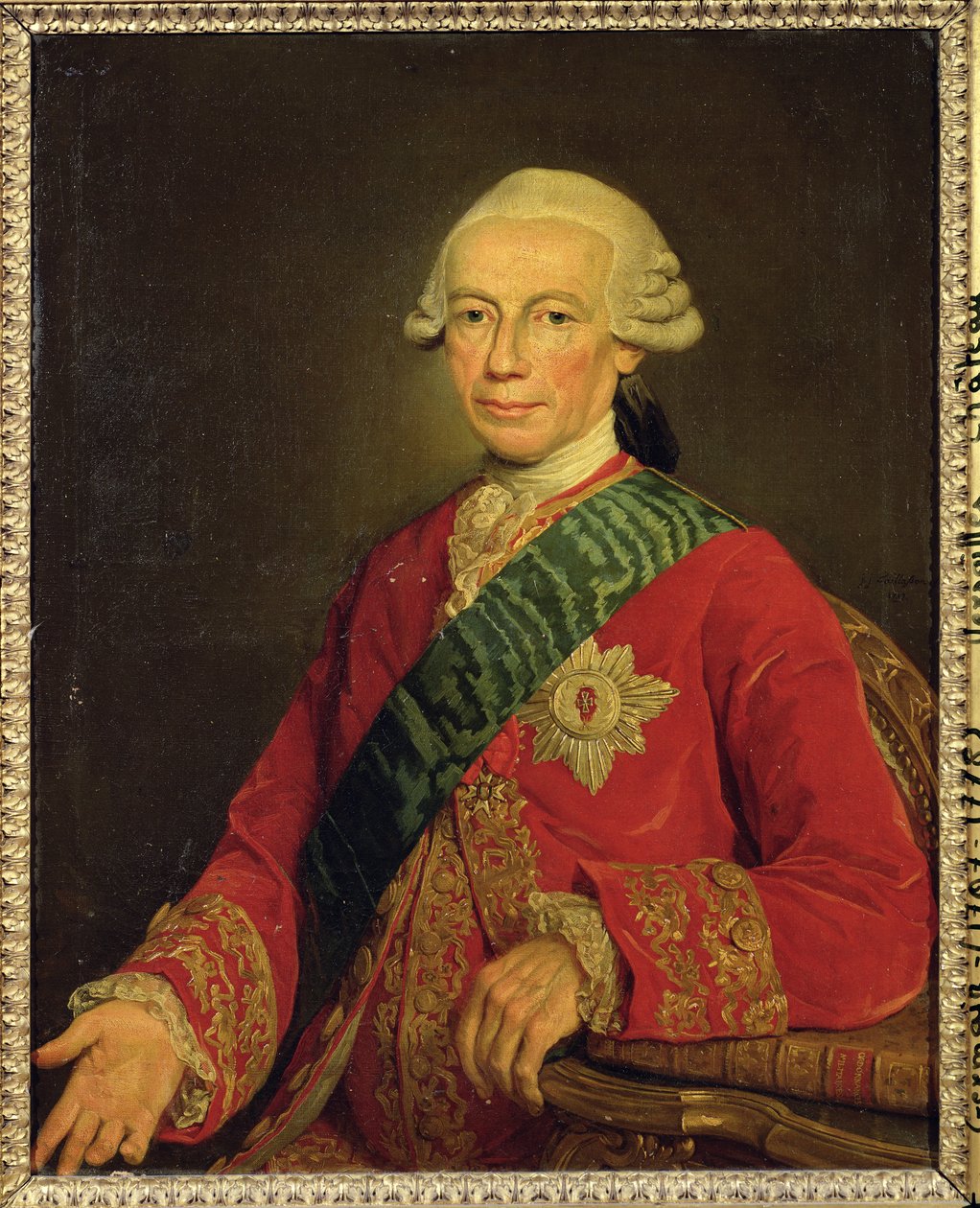 Graaf Claude-Louis-Robert de Saint-Germain (1707-78) door Jean Joseph Taillasson