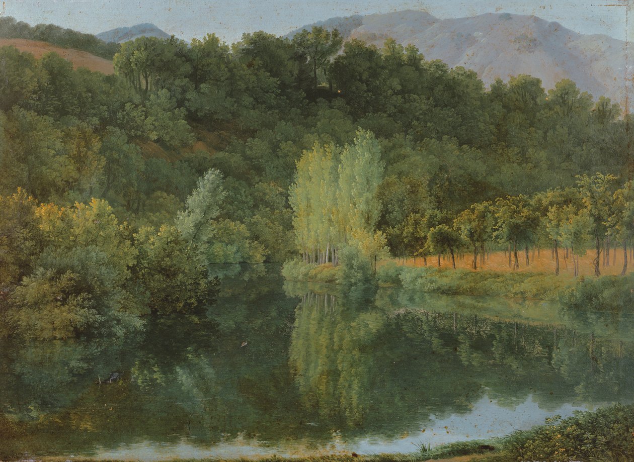 Landschap bij Napels, 1787 door Jean Joseph Xavier Bidauld