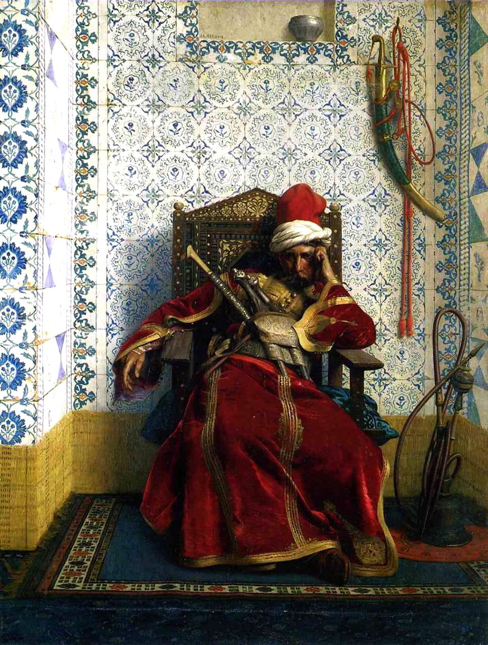 Markos Botsaris, 1874 door Jean Leon Gerome