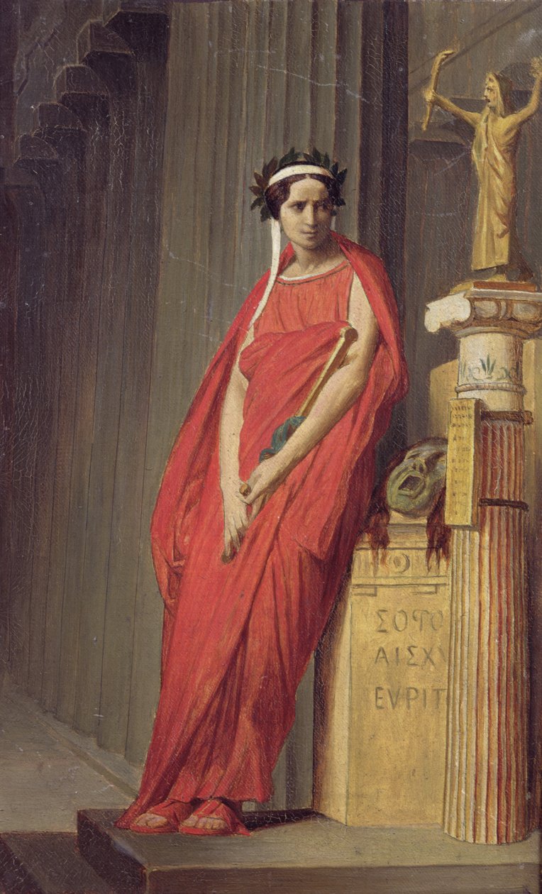 Rachel (1821-58) door Jean Leon Gerome