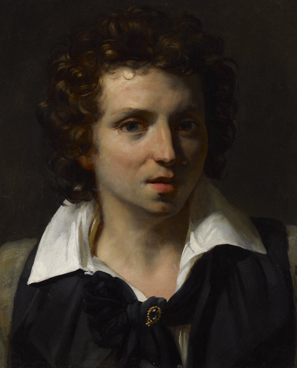 Portret van een jonge man door Theodore Gericault
