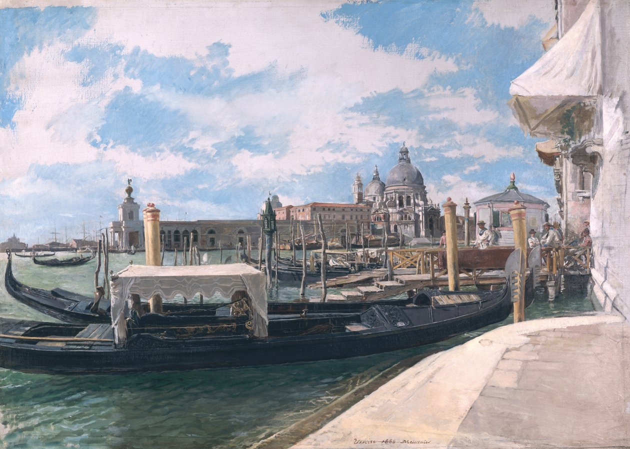Het Grote Kanaal, Venetië, 1888 door Jean Louis Ernest Meissonier