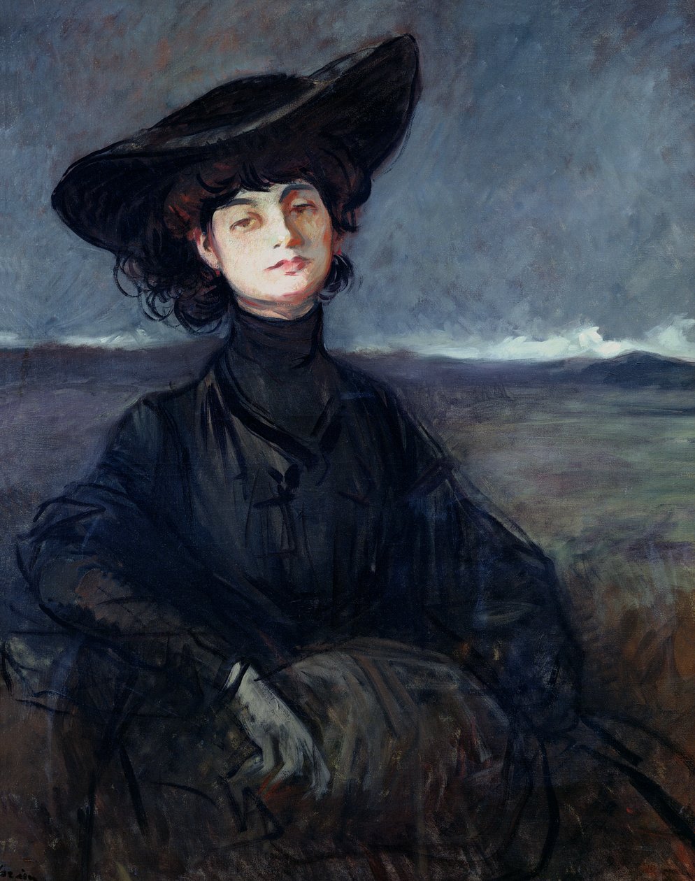 Anna de Noailles (1876-1933) door Jean Louis Forain