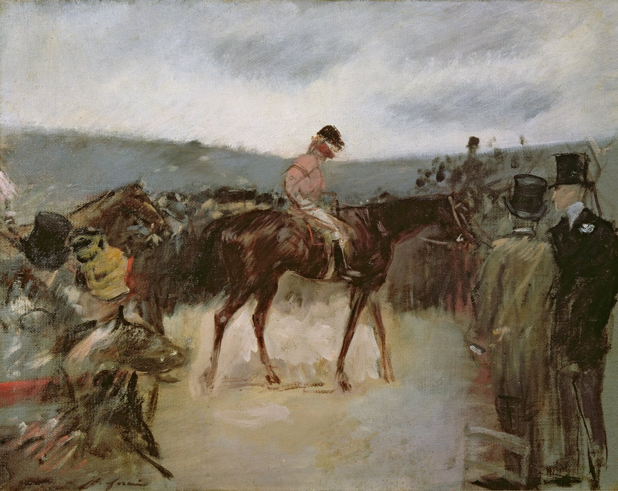 Bij de races door Jean Louis Forain