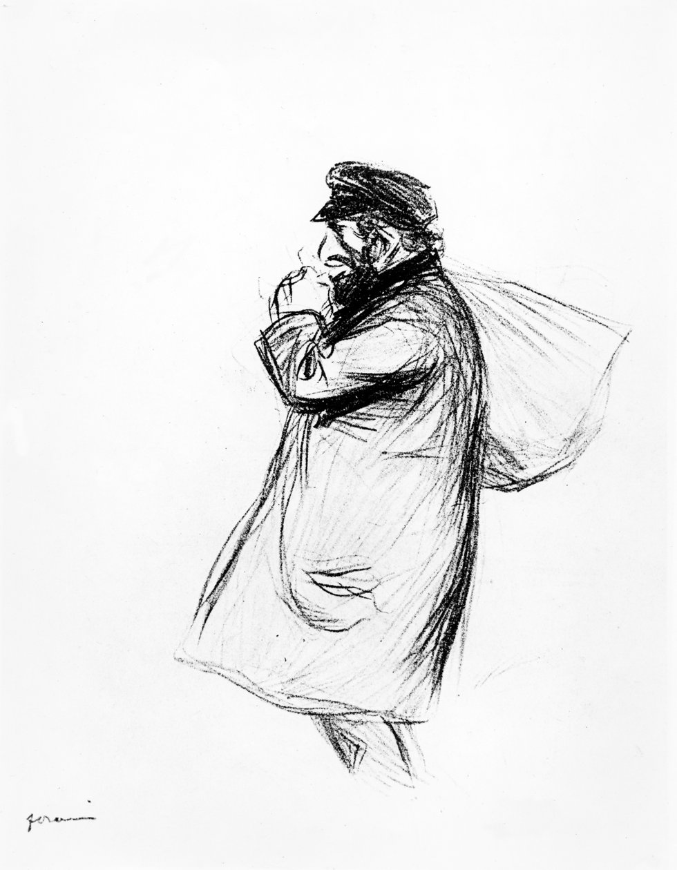 Le Colporteur Juif (De Joodse Marskramer), ca. 1880-90 door Jean Louis Forain