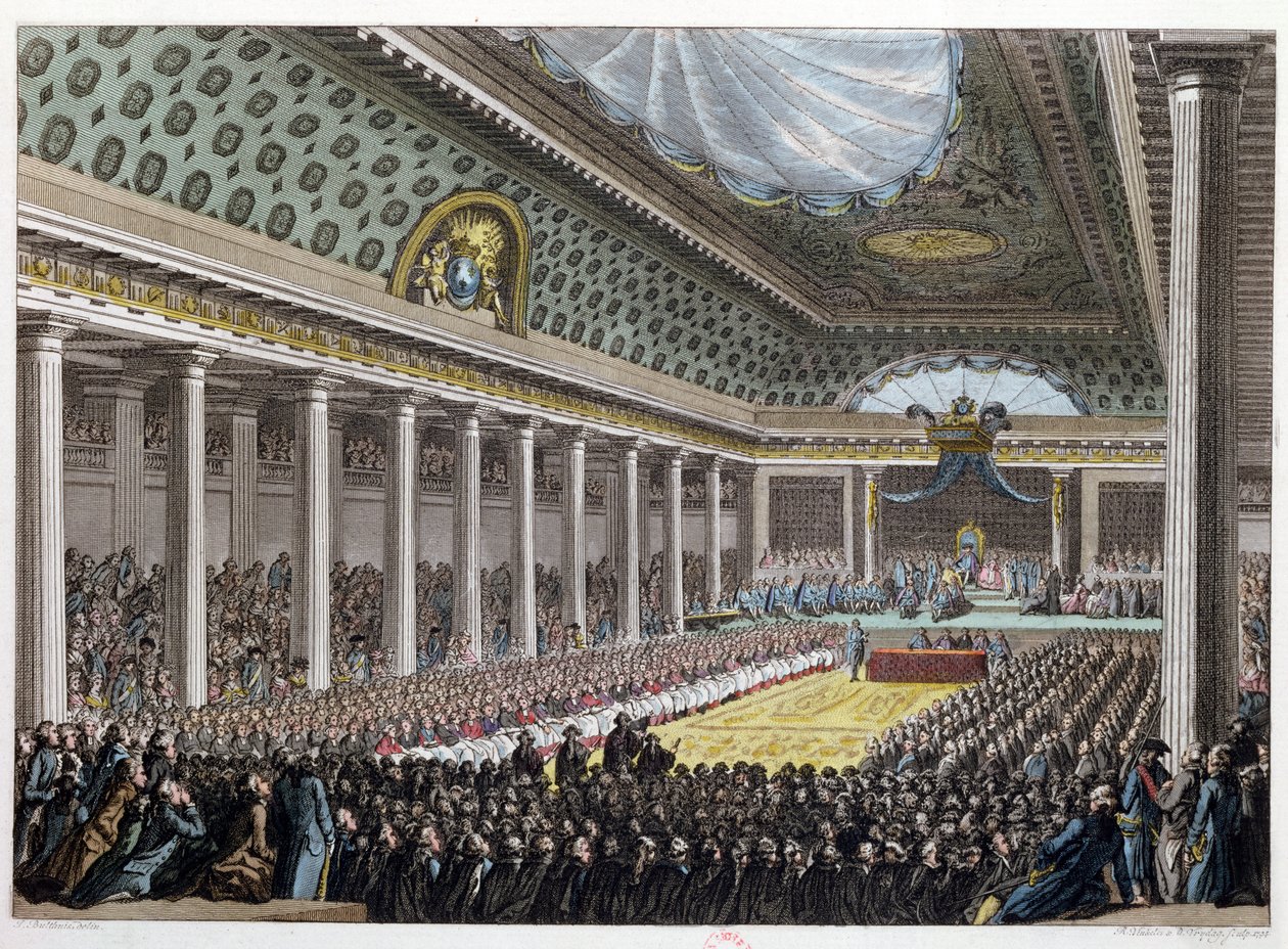 Opening van de Staten-Generaal in Versailles, 5 mei 1789, uit 