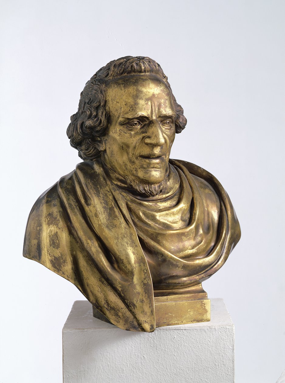 Portret van Moses Mendelssohn (1729-86), 1785 door Jean Pierre Antoine Tassaert