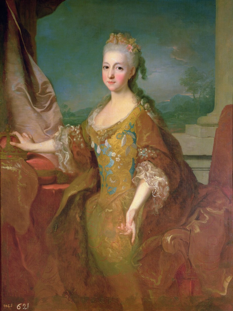 Portret van Louise-Elisabeth d