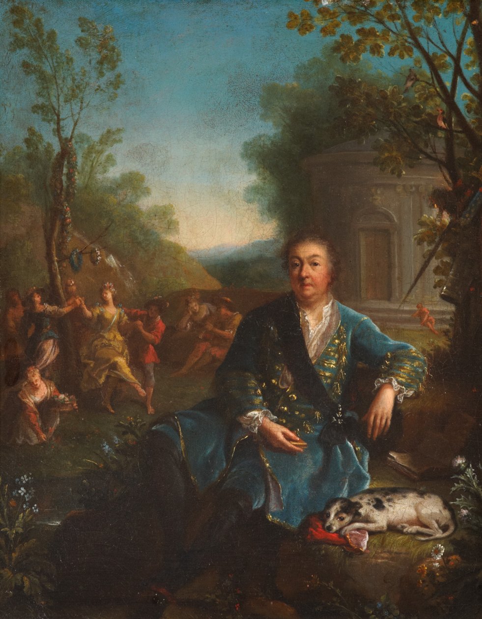 Portretstudie van Philippe de Vendome, Grootprior van Frankrijk door Jean Raoux