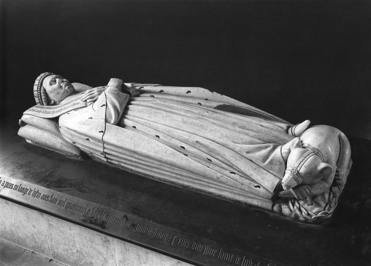 Beeld van Hertog Jean de Berry (1340-1416) Graaf van Poitiers, 1416-38 door Jean de Cambrai