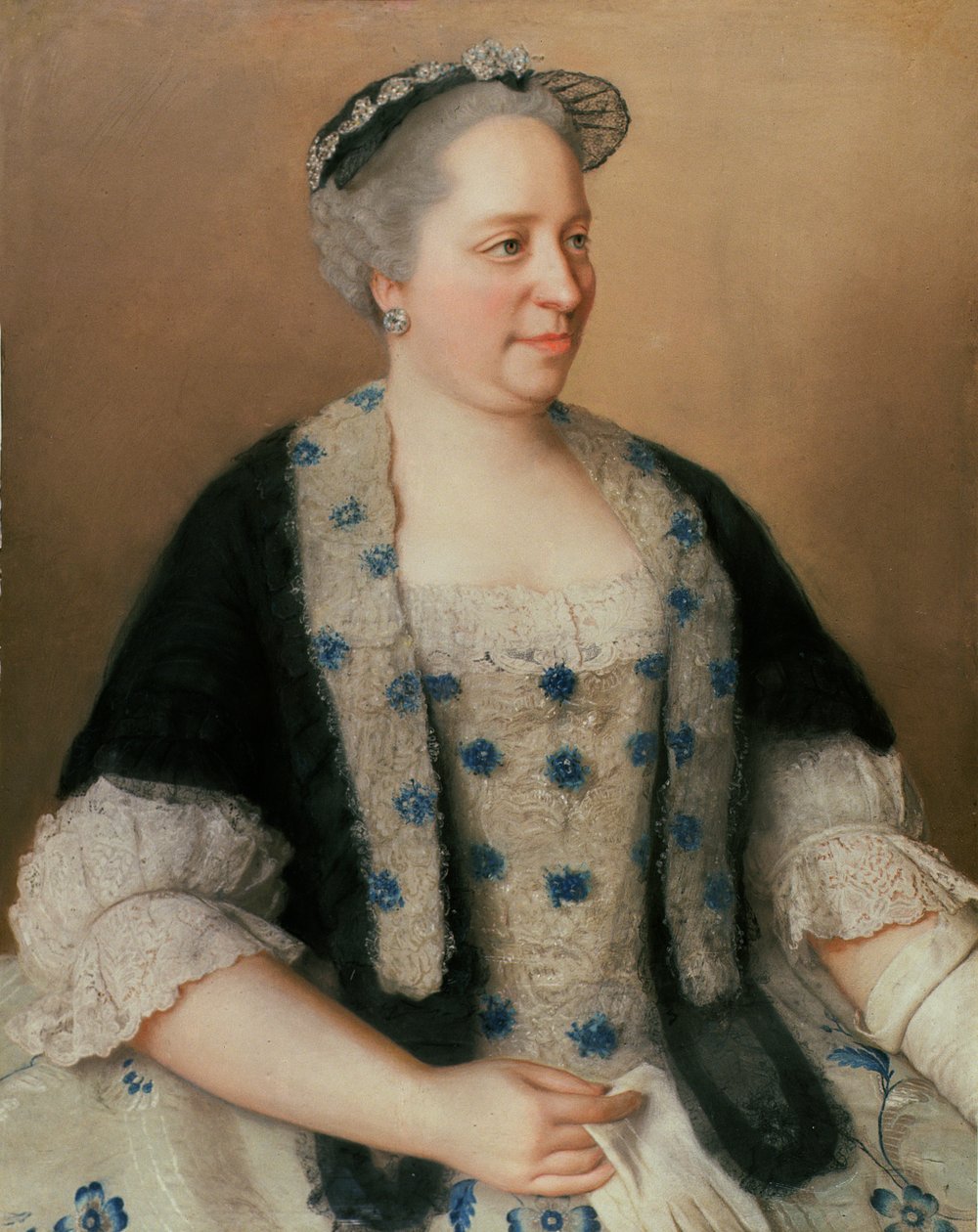 Portret van keizerin Maria Theresia (1717-80) door Jean Étienne Liotard