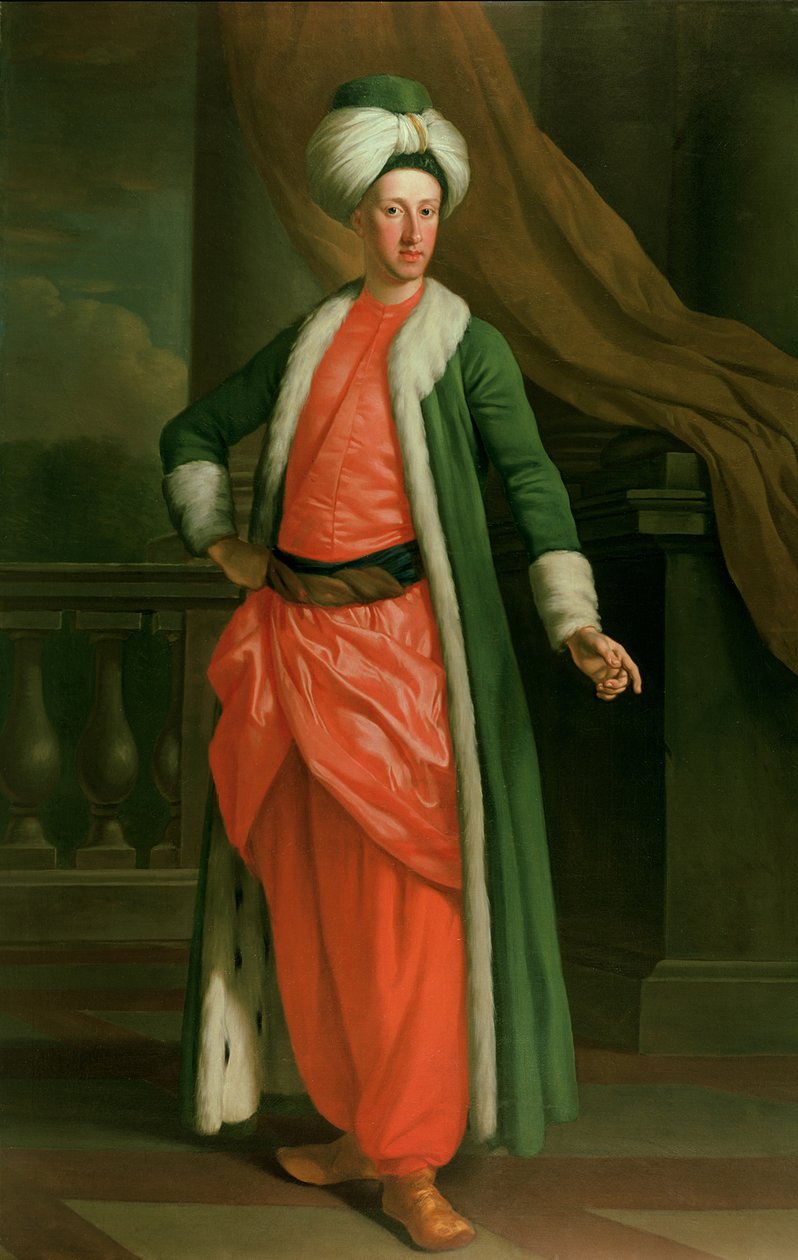 De vierde graaf van Sandwich door Jean Étienne Liotard